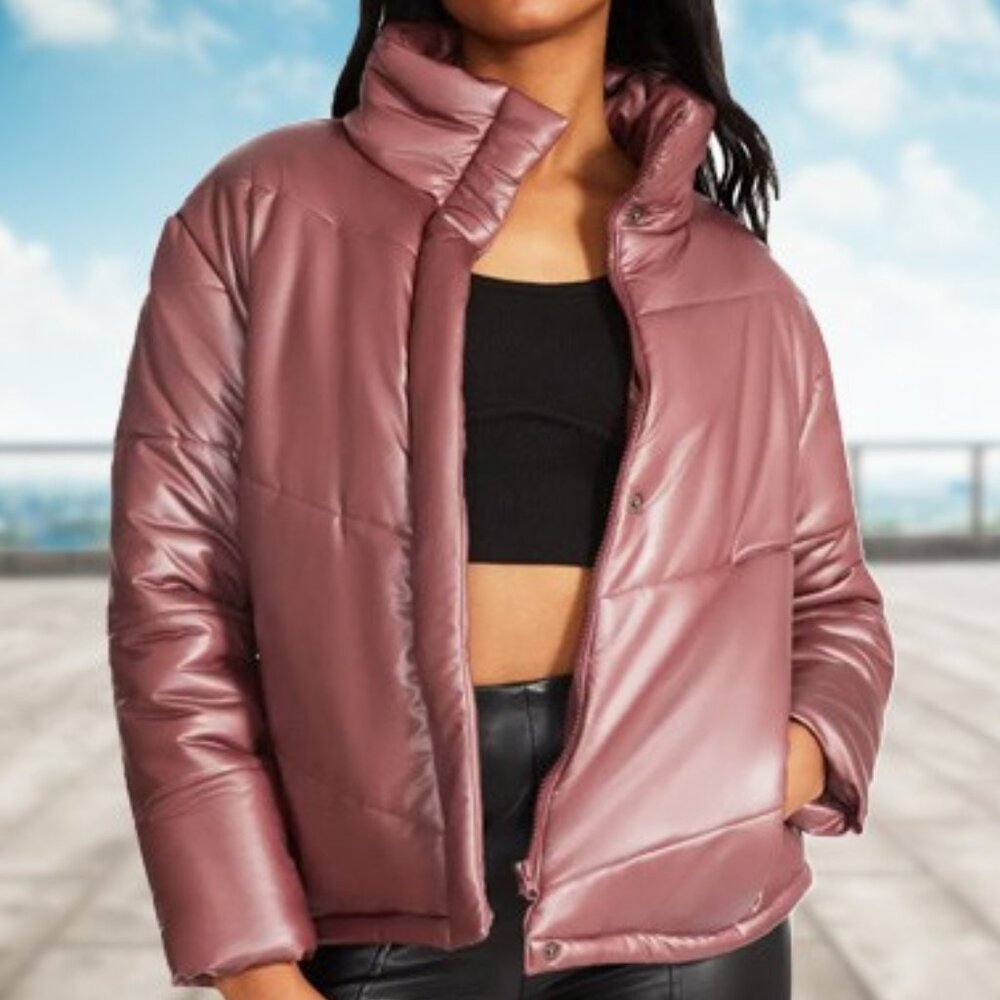 Steve Madden The Downtown Jacket in Rose Taupe